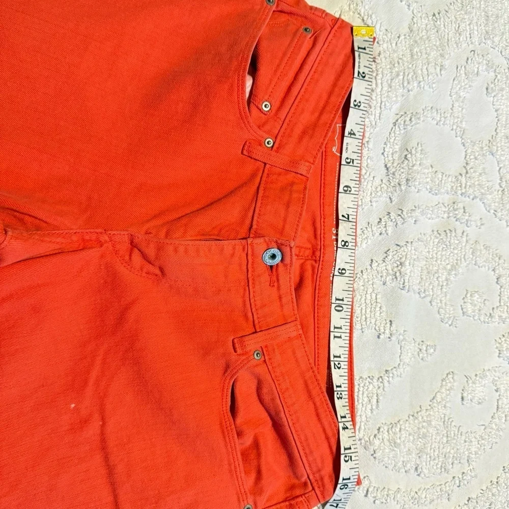 Levi's Women's Mid-Rise Skinny Colored Stretch Casual Jeans in Coral Size 31